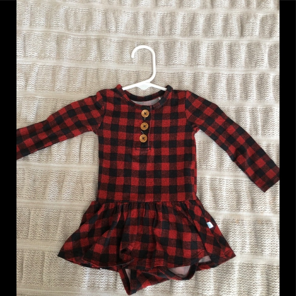 Posh Peanut long sleeved twirl bodysuit